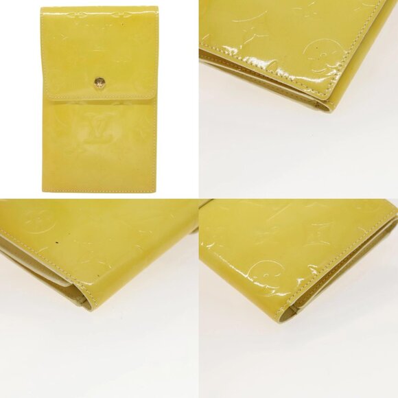 LOUIS VUITTON Monogram Vernis Walker Shoulder Wallet Gris M91031 LV Auth 123724 - Picture 14 of 14